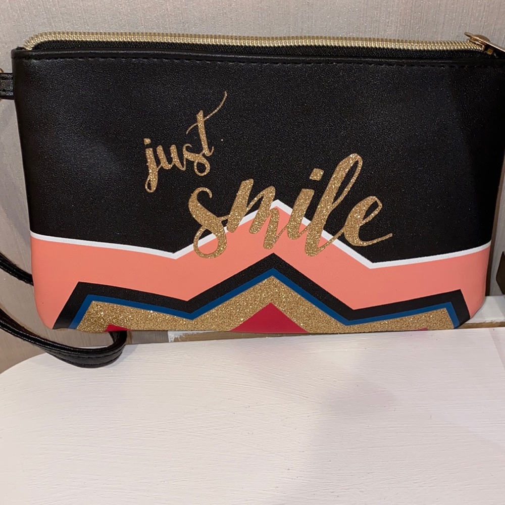 Just Smile Sparkly Purse